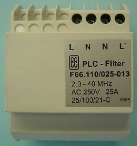 ALLNET Powerline Sperr-Filter 2,0-40 Mhz 25 A (F066.110/025-013)