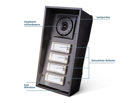 2N Helios IP Force - 4 button &  (9151104CW)