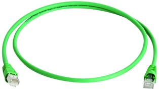 Telegärtner Patchkabel CAT6A,  0,5m, Grün, 500MHz, S-STP(S/ FTP),  halogenfrei (100007965,L00000A0073)