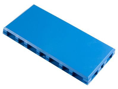 ALLNET Brick?R?knowledge Kunststoffschale 4x2 blau oben und unten (ALL-BRICK-0401)