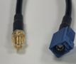 ALLNET Antennen-Kabel LMR-195 SMA(F) <> Fakra (F) Signal Blue (Keycode C) 10cm