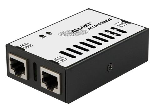 ALLNET PoE Injektor Gigabit / PoE & PoE+ & PoE & LT PoE (15, 4W/ 30W/ 60W/ 90W) / Metallgehäuse / "ALL048900v2" (ALL048900V2REV.B)