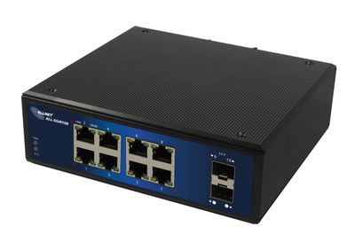 ALLNET Switch unmanaged industrial 8 Port Gigabit / 8x LAN / 2x SFP / Lüfterlos / DIN / IP40 / "ALL-SGI8108" (ALL-SGI8108)