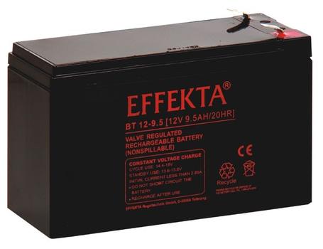 EFFEKTA zbh. Akku, 12V-9, 5AH,  (BFK/BT12-9,5K)