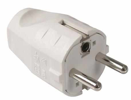 BACHMANN Mountable Schuko plug, wt (910.200)