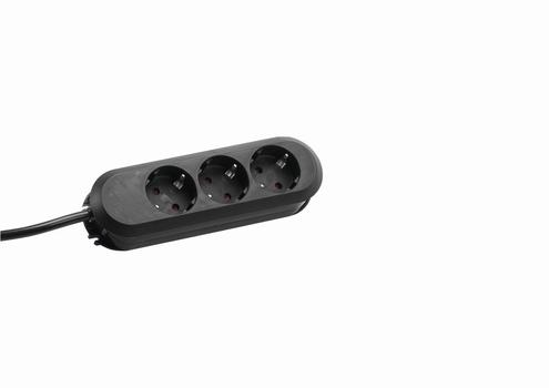 BACHMANN SMART 3xCEE7/3 bk, power 3m (388.171)