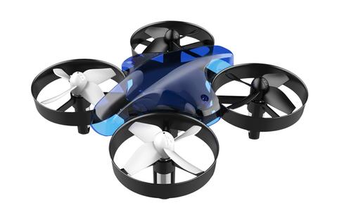 ALLNET Mini Drohne mit Fernbedienung ohne Kamera (Farbe blau) (ALL-GD65A_BLUE)