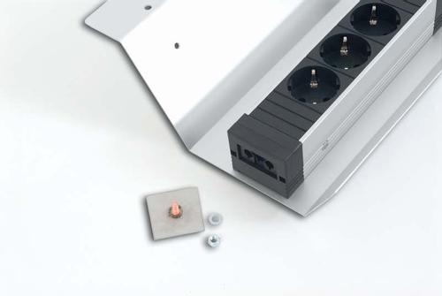 BACHMANN Sheet steel mounting plate (940.108)