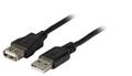 EFB ELEKTRONIK USB2.0 Verlängerungskabel A-A,St-Bu,1,0m,schwarz,Class