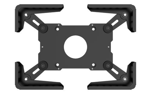 ALLNET VESA Halterung für Tablets, Größe 10.1 - 13 Zoll, schwarz (VesaFLEX-Mount/10.1bl)