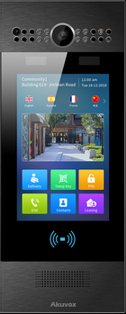 AKUVOX TFE R29C-B SIP Android Door Phone with Body Temperature Measurement and Facial Recognition *Flush-Mount-Bundle* (R29C-B_Flush-Mount-Bundle)