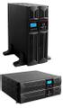 EFFEKTA MTD RT Lineinter. USV,1000VA, 26min, MTD1000RTXL, USB+RS232, Schwarz, Tower/19",
