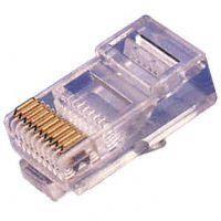 NEM TP-Stecker TP, ungeschirmt, RJ-45,  100-Pack, für Flachkabel (TC72051-(100))