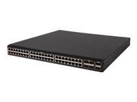 Hewlett Packard Enterprise HPE FlexFabric 5710 48XGT 6QS+/ 2QS28 - Switch - L3 - Managed - 48 x 1 Gigabit / 10 Gigabit SFP+ - rack-mountable (JL586A)