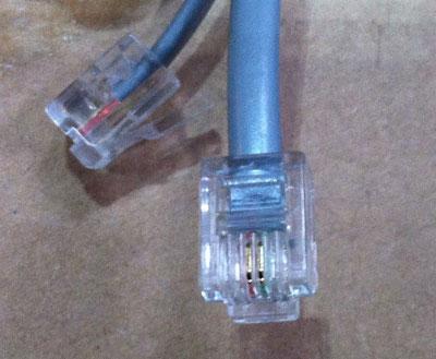 OEM Kabel TK RJ11 Stecker -> RJ11 Stecker, 1, 8m, silber (RJ11 Kabel)
