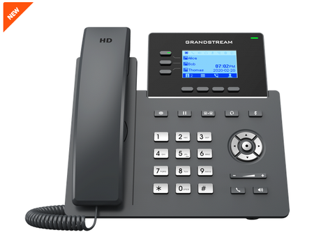 GRANDSTREAM Ip Phone Black 3 Lines Lcd (GRP-2603P)