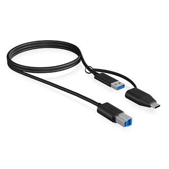 ICY BOX Usb Cable 1 M Usb 3.2 Gen 1  (IB-CB032)