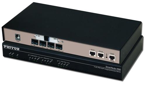 INALP PATTON SmartNode 4991, EFM IAD, 4 PRI, 96 Channels, Failover Relay, HPC (4-Wire) (SN4991/4E96VR2G/EUI)