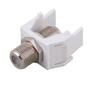 OEM Keystone,Modul, mit F-Verbinder(SAT) weiß