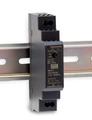 MEANWELL strømforsyning  24VDC, 15W DIN rail. Lav type