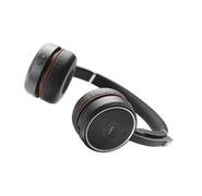 JABRA a Evolve 75 SE UC Stereo - Headset - on-ear - Bluetooth - wireless - active noise cancelling - USB - Zoom Certified - for LINK 380a MS