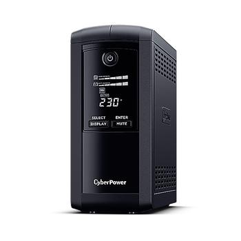 CYBER POWER USV, Value Pro-Serie,  700VA/ 390W,  Line-Interactive,  USB/ RS232,  LCD, IEC C14 Kaltgeräte (VP700EILCD)