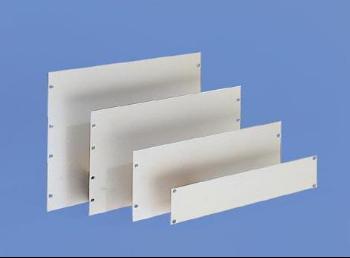 VERTIV zub.Blindplatte 2HE, Lichtgrau,  lackiert, (020080221)