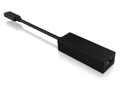 ICY BOX IB-LAN100-C3 Gigabit Ethernet LAN Adapter USB 3.0 Type-C, Wake-on-LAN und Wake-on-WAN (IB-LAN100-C3)