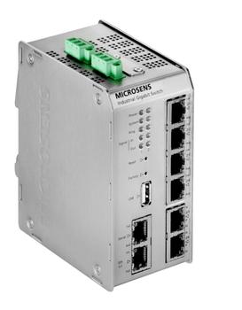 MICROSENS Profi Line+ Industrie Gigabit Ethernet Switch, MS650919PM (MS650919PM)
