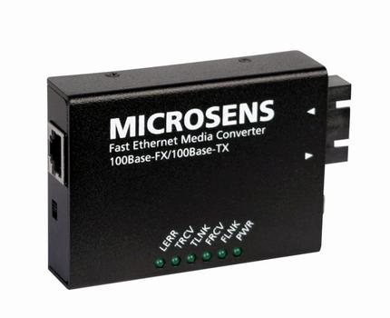 MICROSENS Medienkonverter 100Base-FX/  10/ 100Base-TX,  Single, MS410513-V2 (MS410513-V2)