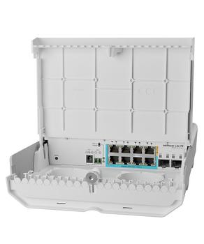 MIKROTIK netPower Lite 7R with 8 x (CSS610-1GI-7R-2S+OUT)