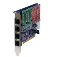DIGIUM 1A4A04F 4 Port 2-FXS/ 2-FXO PCI Card with EC (1A4A04F)