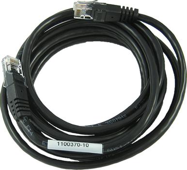 PERLE SYSTEMS 3 meter RJ45 to RJ45 CAT5 rolled ( crossover ) cable #1100370-10 for use with IOLAN Sun / Cisco pinout models (04005130)