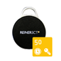 REINER timeCard Premium Transponder MIFARE DESFire EV2 4K 70pF 50St