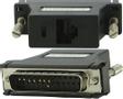 PERLE SYSTEMS IOLAN 8-wire RJ-45F to DB-25Mcrossover (DTE) adapter cnsole