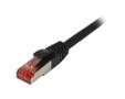 SYNERGY Patchkabel RJ45, CAT6 250Mhz, 0.15m schwarz, S-STP(S/FTP), Synergy 21,
