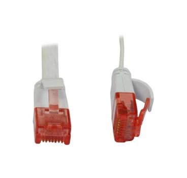 SYNERGY \ Patchkabel RJ45 UTP(U/ UTP). 0,5m weiss, CAT6, PVC, Flach, Synergy 21, (S216171V2)
