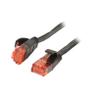 SYNERGY \Patchkabel RJ45 UTP(U/UTP). 0,15m schwarz, CAT6, PVC, Flach, Synergy 21,