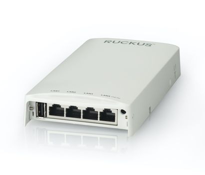 RUCKUS Unleashed H550 WiFi6 In-Room Wall Switch AP, PoE inl, PoE out (9U1-H550-WW00)