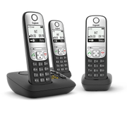 GIGASET A690A Trio - trådløs telefon - svarersystem med anrops-ID + 2 ekstra håndsett