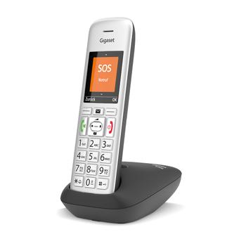 GIGASET E390 Trådløs telefon ECO DECT\GAP Sort Sølv (S30852H2908B104)