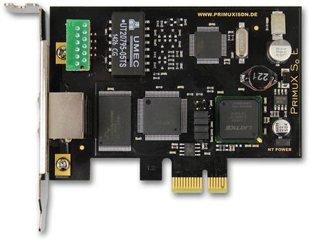 GERDES PrimuX S0 E+ NT Server Controller PCI-Express mit extra Low-Profile-Blech (2606)