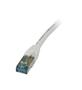 SYNERGY Patchkabel RJ45, CAT6A 500Mhz, 1.0m, weiss, S-STP(S/FTP),TPE(Superflex), Synergy 21