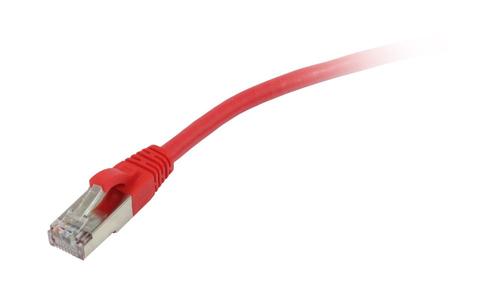 SYNERGY Patchkabel RJ45 FTP(F/ UTP) 0.25m rot, CAT5e, Synergy 21, (S215005)
