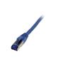 SYNERGY Patchkabel RJ45, CAT6A 500Mhz, 1,0m, blau, S-STP(S/FTP), TPE(Superflex), AWG26, Synergy 21