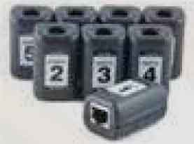 SOFTING softing(Psiber) CableMaster 45X, zbh. Set mit 7 (#2-8) Link/ Kabel-Identifikatoren,  (PD_TT208,226508)