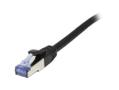 SYNERGY Patchkabel RJ45, CAT6A 500Mhz, 2m, schwarz, S-STP(S/FTP),  Komponent getestet, AWG26, Synergy 21