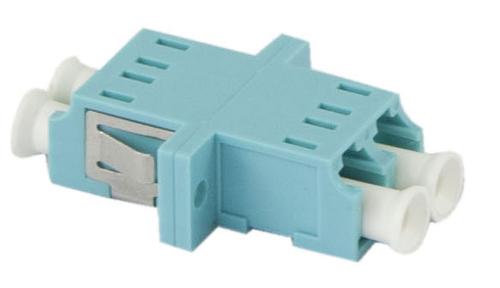 SYNERGY LWL-Kupplung,  LC-Buchse/ LC-Buchse,  50(62, 5)/125u Multimode,  duplex, PVC, Keramikhülse,  OM3, Synergy 21 (S215423)