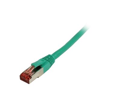 SYNERGY Patchkabel RJ45, CAT6 250Mhz, 0,15m grün, S-STP(S/ FTP), TPE(Superflex),  Synergy 21, (S216965)