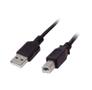 SYNERGY Patchkabel USB2.0, 3m, A(St)/B(St), Schwarz, Premium, Synergy 21,